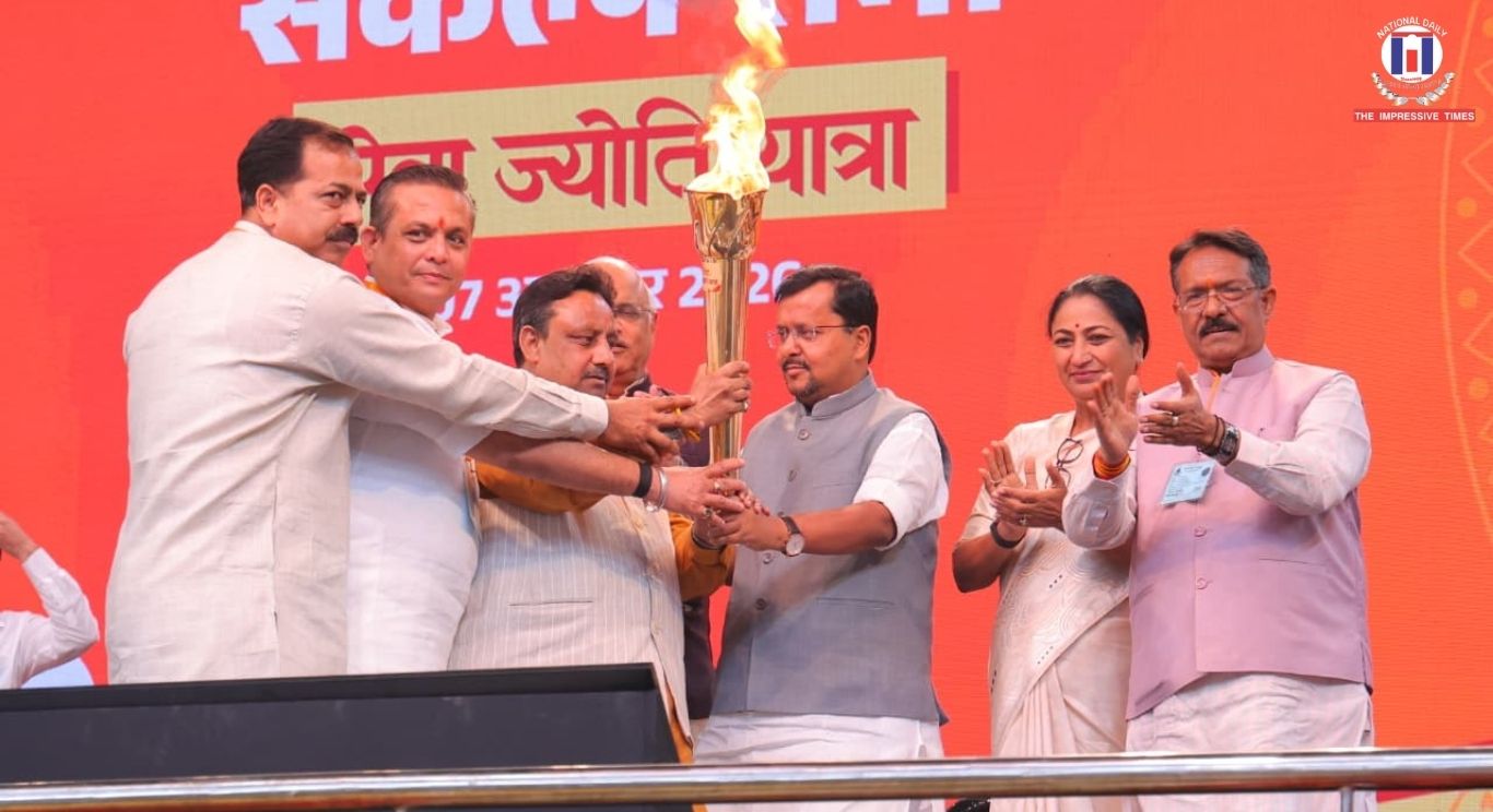 Chief Minister Rekha Gupta Joins ‘Seva Jyoti Yatra’ Marking PM Narendra Modi Ji’s 25 Years of Public Service and Nation-Building