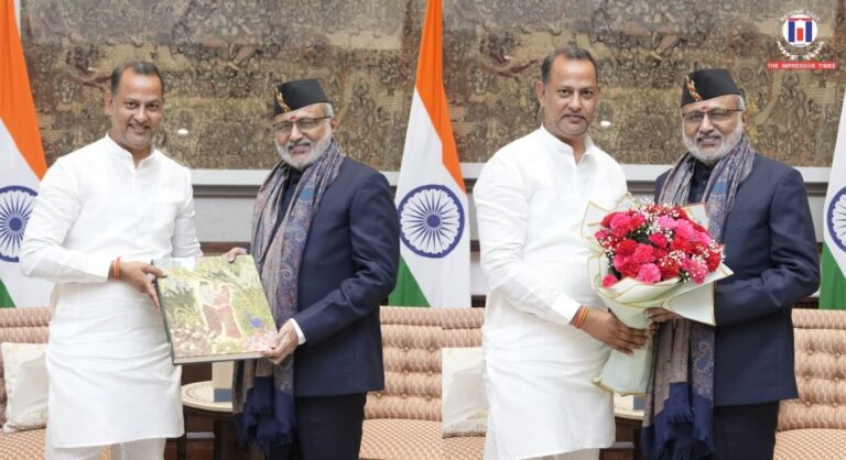 Cabinet Minister Ravinder Indraj Singh Meets Vice President C. P. Radhakrishnan, Extends Invitation to Attend ‘Adwitiya Ramlila 2026’